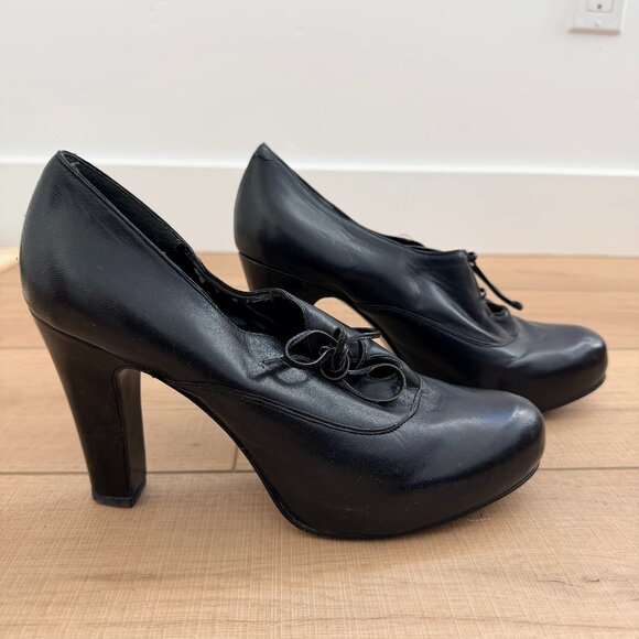 Witchy Vintage Nine West platform Booties sz 9.5 - Picture 1 of 5